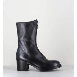 Wholesale Garrice Boots En Cuir Metallise Anthracite A Zip - 888 Nappa Fucile