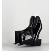 Hot Garrice Boots 60S En Cuir Vernis Noir - Jane Vernice Nero