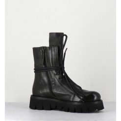 Wholesale Garrice Boots Rangers En Cuir Vert - Smile08 Bottle