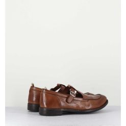 New Garrice Chaussures Mary-Jane En Cuir Marron - Lex535 Sughero