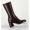 Best Garrice Bottes Mi-Hautes En Cuir Souple Marron - R288M Seta Cafe