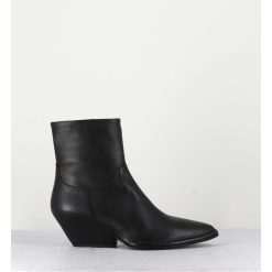 Hot Garrice Boots Santiag En Cuir Noir - 10807 Vetro Nero