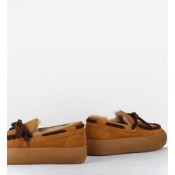 Hot Garrice Mocassins Fourres En Daim Camel - 50946 030 Camel