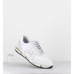 Wholesale Garrice Sneakers Cuir & Toile Blanc - Lucyd 5618