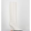 Wholesale Garrice Bottes Bout Pointu En Cuir Blanc Talon Compense Y2K - Numa Oxford Ivory