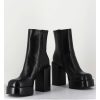 Online Garrice Boots 70S En Cuir Noir - Aiko Nappa Nero