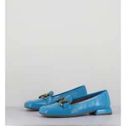 Best Garrice Mocassins 60S En Cuir Vernis Bleu - Lake Naplak Blu