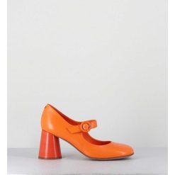 New Garrice Babies Retro A Talon En Cuir Orange - Ace22 Glaze Albicocca