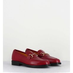 Best Garrice Mocassins A Mors En Cuir Rouge - M431 Rosso