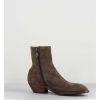 Hot Garrice Boots Esprit Santiags En Daim Taupe - Amina58027 Sambuco