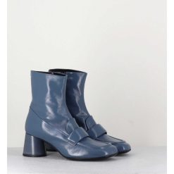 Best Garrice Boots Mocassins En Cuir Bleu Gris - Dani05 Grisaglia