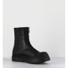 Hot Garrice Boots Semelle Exageree En Cuir Noir A Zip - 4163 Gas Nero