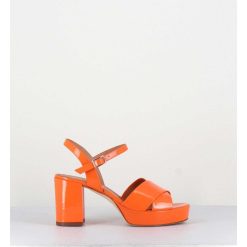 Clearance Garrice Sandales En Cuir Vernis Orange - Julia23 Arancio