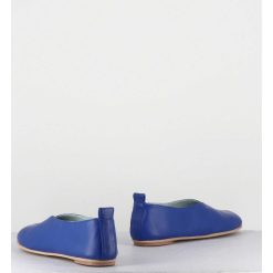 Hot Garrice Ballerines Minimalistes En Cuir Souple Bleu - Lester Cherie Blue