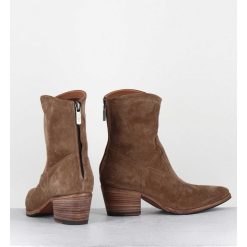 Wholesale Garrice Boots Esprit Santiag En Daim Souple Camel - Venere 48035 Farro