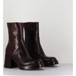 Clearance Garrice Boots 70S En Cuir Marron - Archi Moro