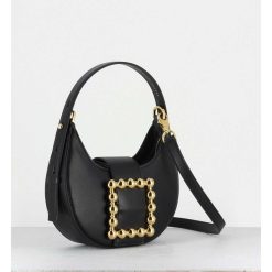 Online Garrice Cindy Golden Buckle - Croco Noir