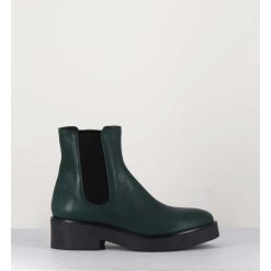 Best Garrice Boots Chelsea En Cuir Vert - Perla Foresta