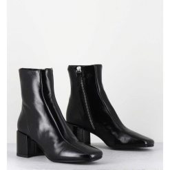 Wholesale Garrice Boots 70S En Cuir Souple Noir - Cecil13 Glaze Nero