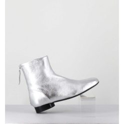 Wholesale Garrice Boots Plates 60S En Cuir Argent - Pam26 Met Argento