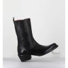 New Garrice Boots Santiags En Cuir Noir - 1Cs425 Cusna Nero