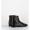 Best Garrice Boots Plates En Cuir Souple Noir A Zip - Maria Black Nappa