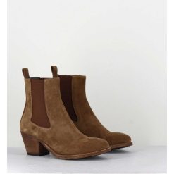 Online Garrice Boots Chelsea En Daim Camel Esprit Santiag - Sherry 002 Toscano