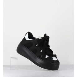 Hot Garrice Sneakers En Cuir Noir & Blanc Y2K - 1D7366D Nabuck Black