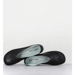 Best Garrice Ballerines Minimalistes En Cuir Souple Noir - Lester Cherie Nero