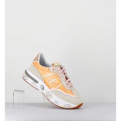 Clearance Garrice Sneakers Ultra Legere Toile Orange Semelle Epaisse - Cassie 6345