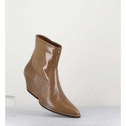 Online Garrice Boots Santiag En Cuir Naplak Beige - 10807 Vetro Olmo