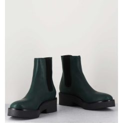 Best Garrice Boots Chelsea En Cuir Vert - Perla Foresta