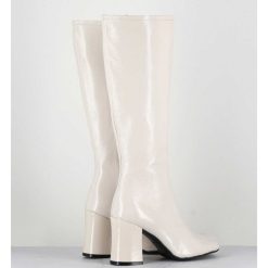 Hot Garrice Bottes 60S En Cuir Naplak Blanc - Ah2983 Finish Milk