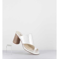 Online Garrice Mules A Talon Entre-Doigts Naplak Blanc - Maya01 Magma Ivory