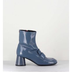 Best Garrice Boots Mocassins En Cuir Bleu Gris - Dani05 Grisaglia