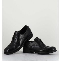 New Garrice Derbies En Cuir Noir - Calixte003 Nero