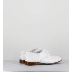 Wholesale Garrice Derbies Minimalistes En Cuir Souple Blanc - Stja Cow White