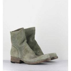 Wholesale Garrice Boots Ligne Avant-Garde En Daim Lave Kaki - 51798 Verde Washed