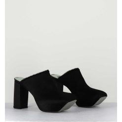 Clearance Garrice Mules Sabots A Plateforme Black Pony - M22I99430 Coto