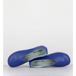 Hot Garrice Ballerines Minimalistes En Cuir Souple Bleu - Lester Cherie Blue