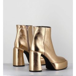 New Garrice Boots 70S En Cuir Metallise Dore - E3303 Bitter Gold