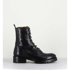 Hot Garrice Bottines A Boutonniere En Cuir Noir - 2738 Buffalo Nero