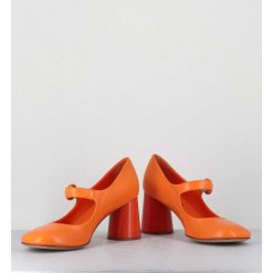 New Garrice Babies Retro A Talon En Cuir Orange - Ace22 Glaze Albicocca