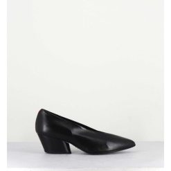 Online Garrice Escarpins En Cuir Noir - Julien14 Nero