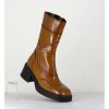 Hot Garrice Boots Cuir Camel Surpiqures 90'S - Malene Sand Boots