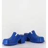 New Garrice 90S Blue Rubber Clogs - Blissa Blue Mules