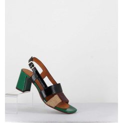 New Garrice Sandales En Cuir Multi Look 70S - Lyza Ferrari Cuero