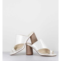 Online Garrice Mules A Talon Entre-Doigts Naplak Blanc - Maya01 Magma Ivory