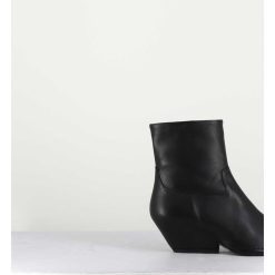 Hot Garrice Boots Santiag En Cuir Noir - 10807 Vetro Nero