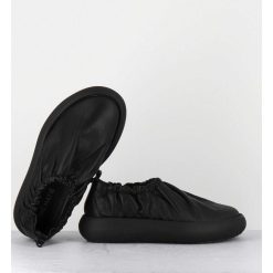 Wholesale Garrice Elastic Donut Shoe Cuir Noir - 1C6854D Travel Black